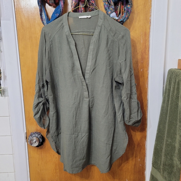 Green khaki shirt - Picture 1 of 3